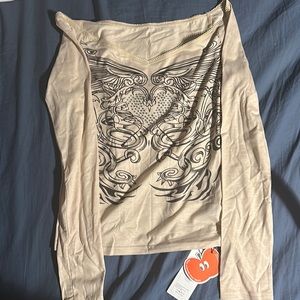 NWT Y2K STYLED STREETWEAR TOP LONG SLEEVES